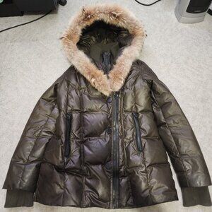 Brown Rudsak Parka Coat Size XL